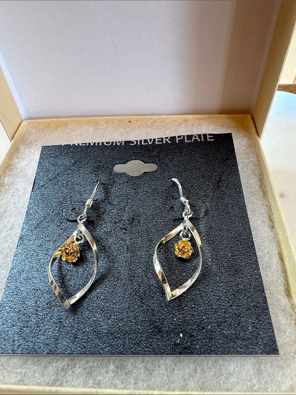 Silver Plate Earrings